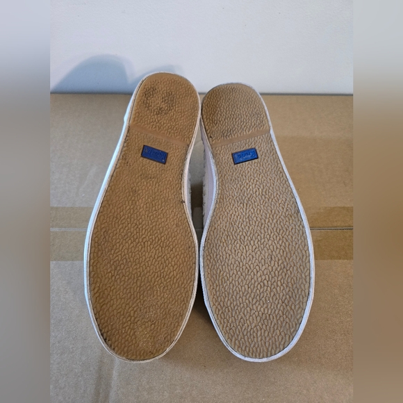 White KEDS canvas sneakers with iridescent elements - Picture 4 of 6